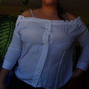 Flowy Casual Off the Shoulder Top